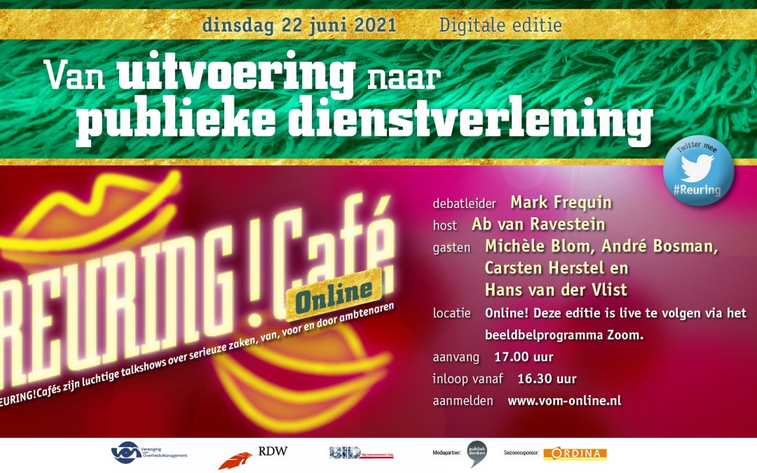 Reuring!Online #5 | Van uitvoering naar publieke dienstverlening | 22 juni